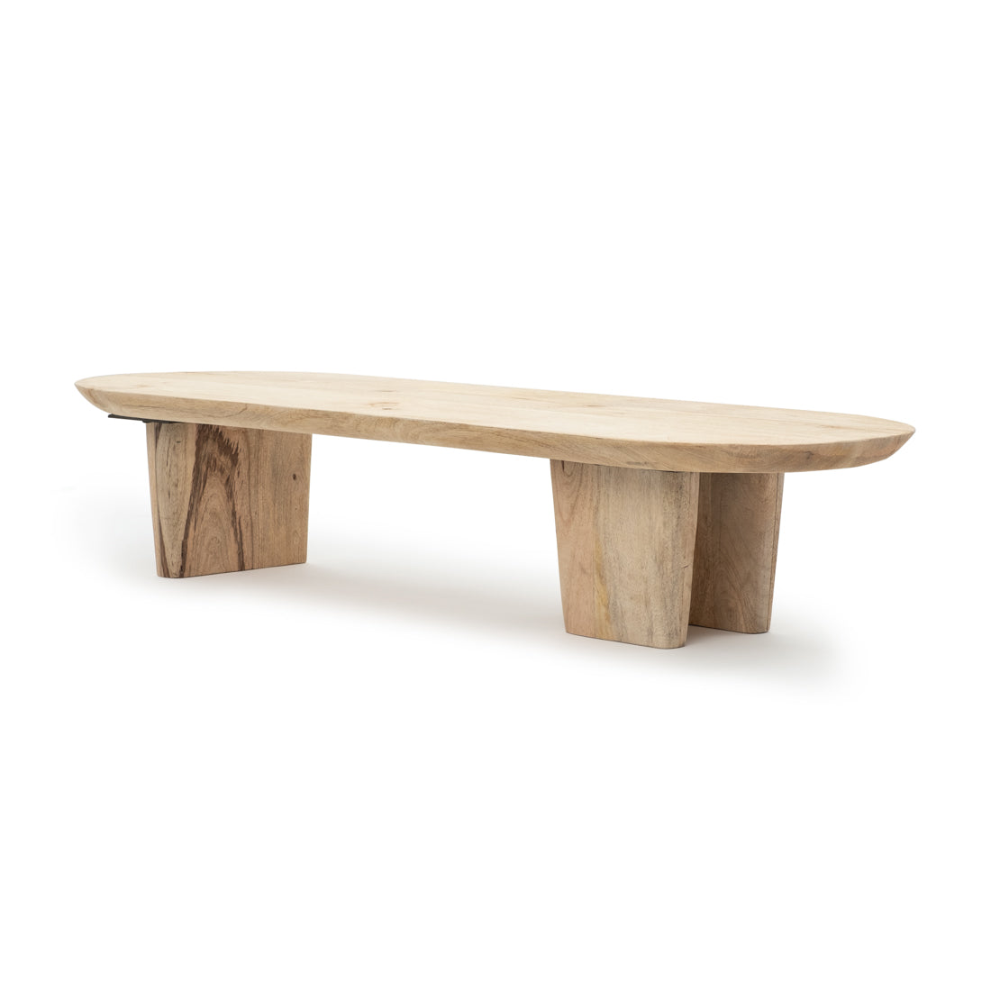 Indira Wood Coffee Table Light Brown