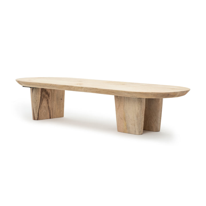 Indira Wood Coffee Table Light Brown