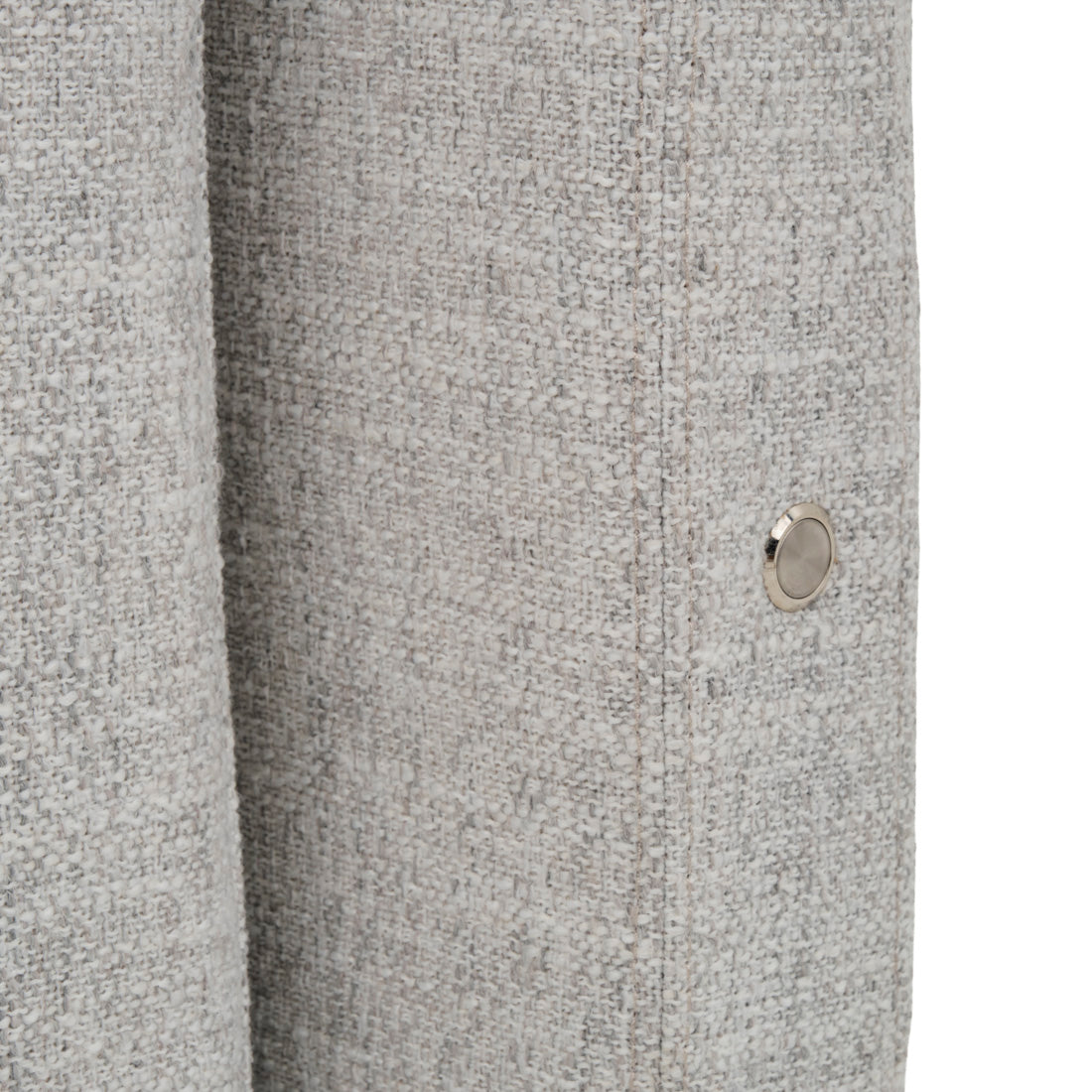 Elisha Fabric King Bed Light Grey