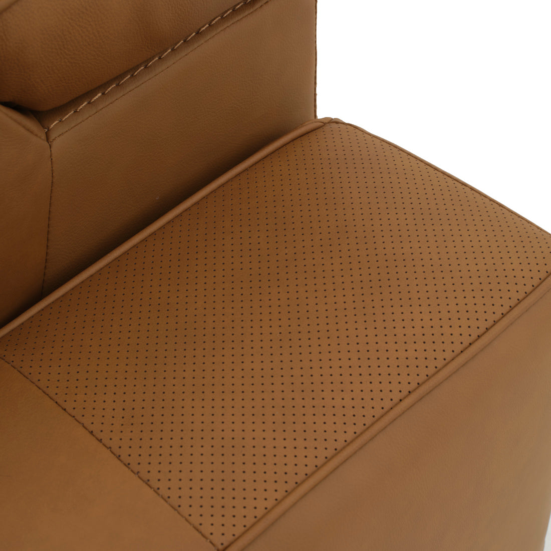Nikolai Leather Reclining Loveseat Cognac