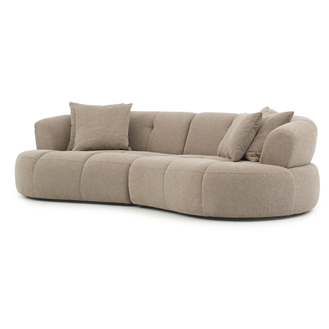 Edwina Fabric Modular Sofa Taupe