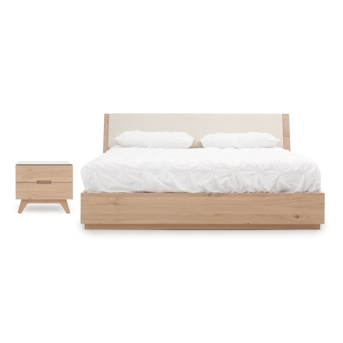 Elaina King Bed Light Brown