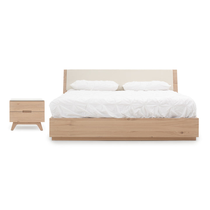 Elaina King Bed Light Brown