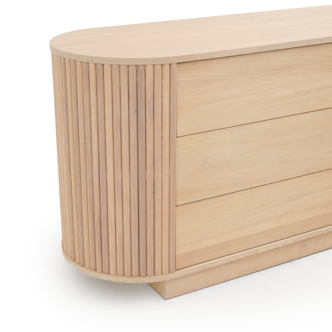Nibba 6-Drawer Dresser Light Brown
