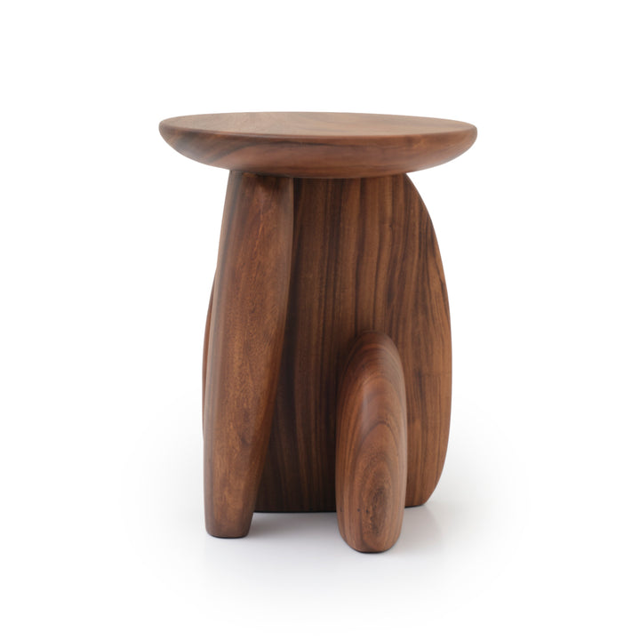 Suri Wood Accent Table Light Brown