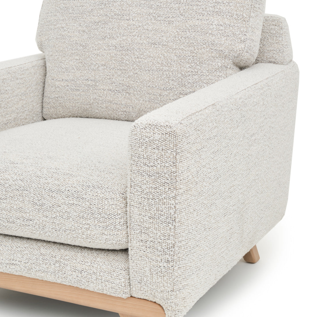 Esme Fabric Accent Chair Beige