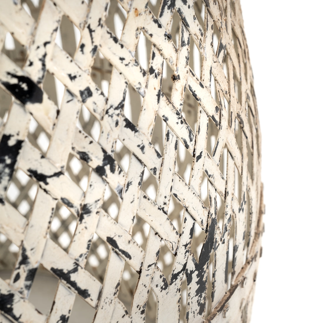 Indira Metal Accent Table Off White