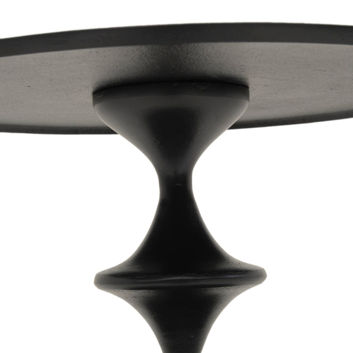 Esdra Metal Accent Table Black