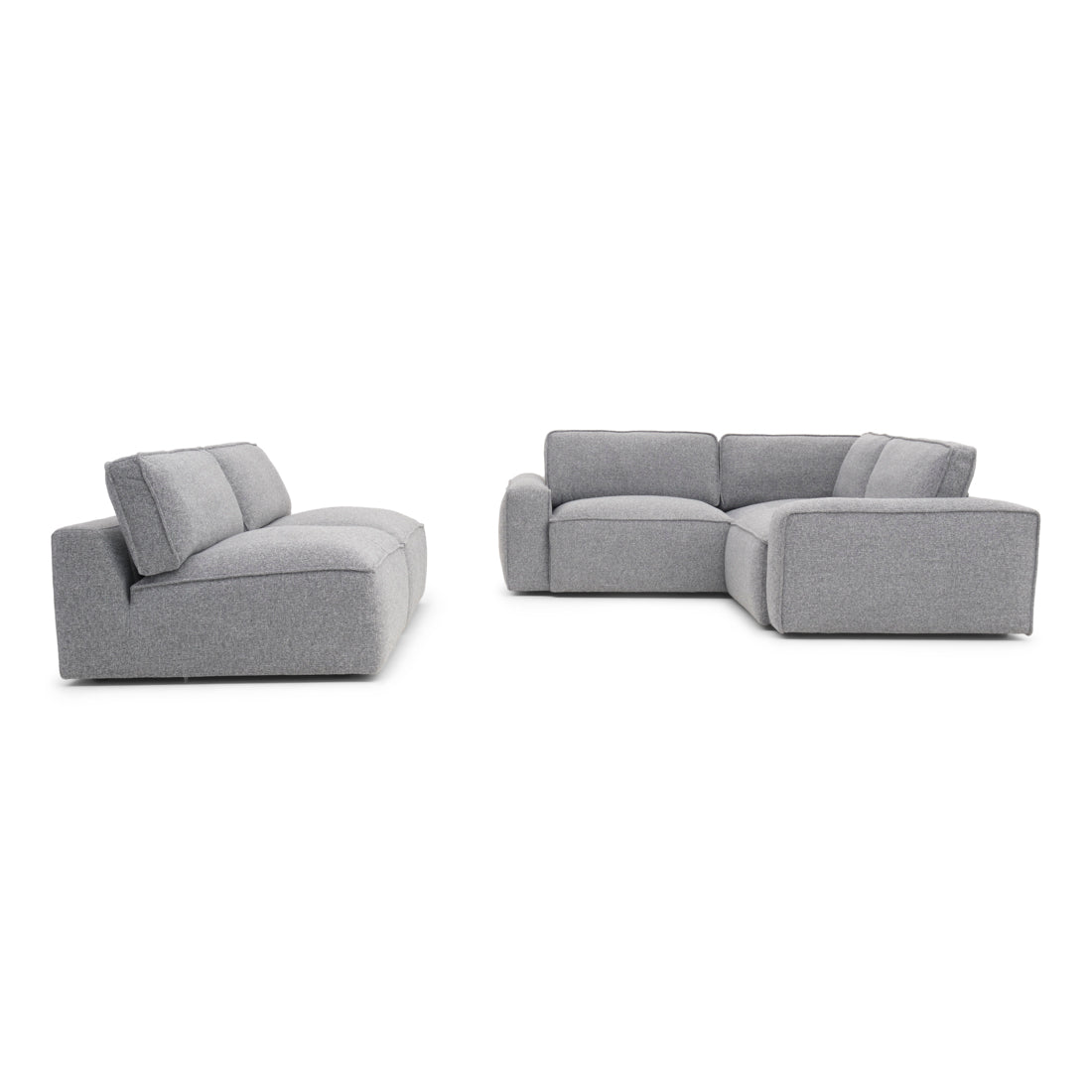 Nash Fabric Modular Set Dark Grey