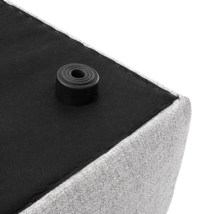 Nash Modular Left Chair Light Grey