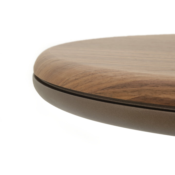 Nami Wood End Table Dark Brown