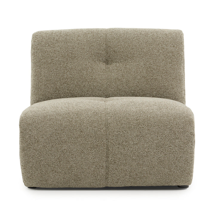 Nalinda Modular Armless Chair Light Green