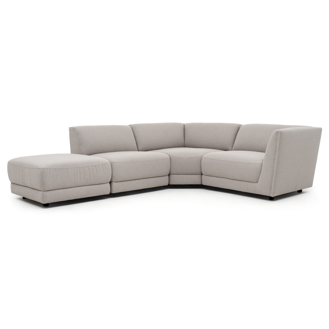 Nathan Fabric Modular Set Light Grey