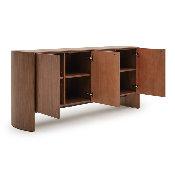 Elysa Wood Sideboard Dark Brown