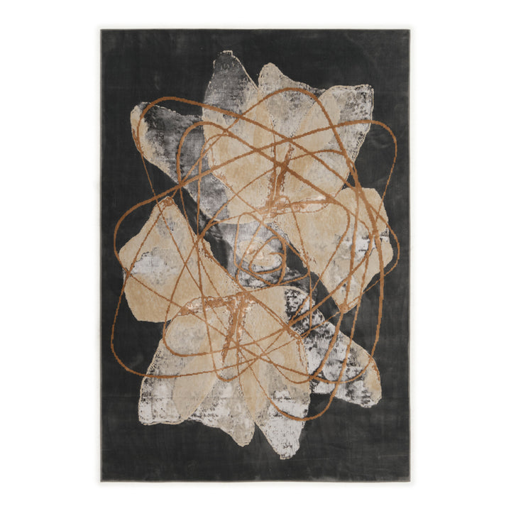 Wikolia Area Rug Dark Grey