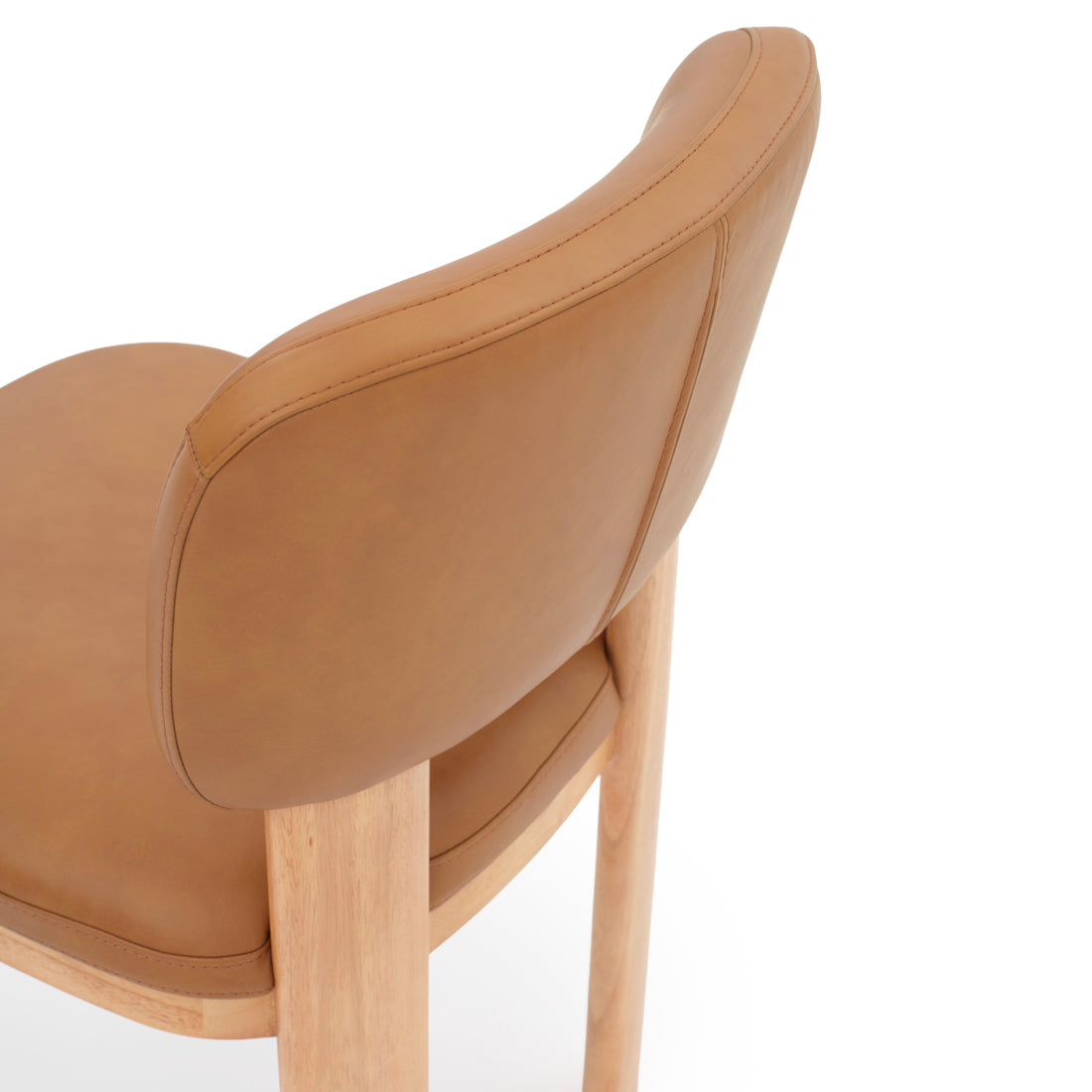 Noelia Leather Chair Cognac