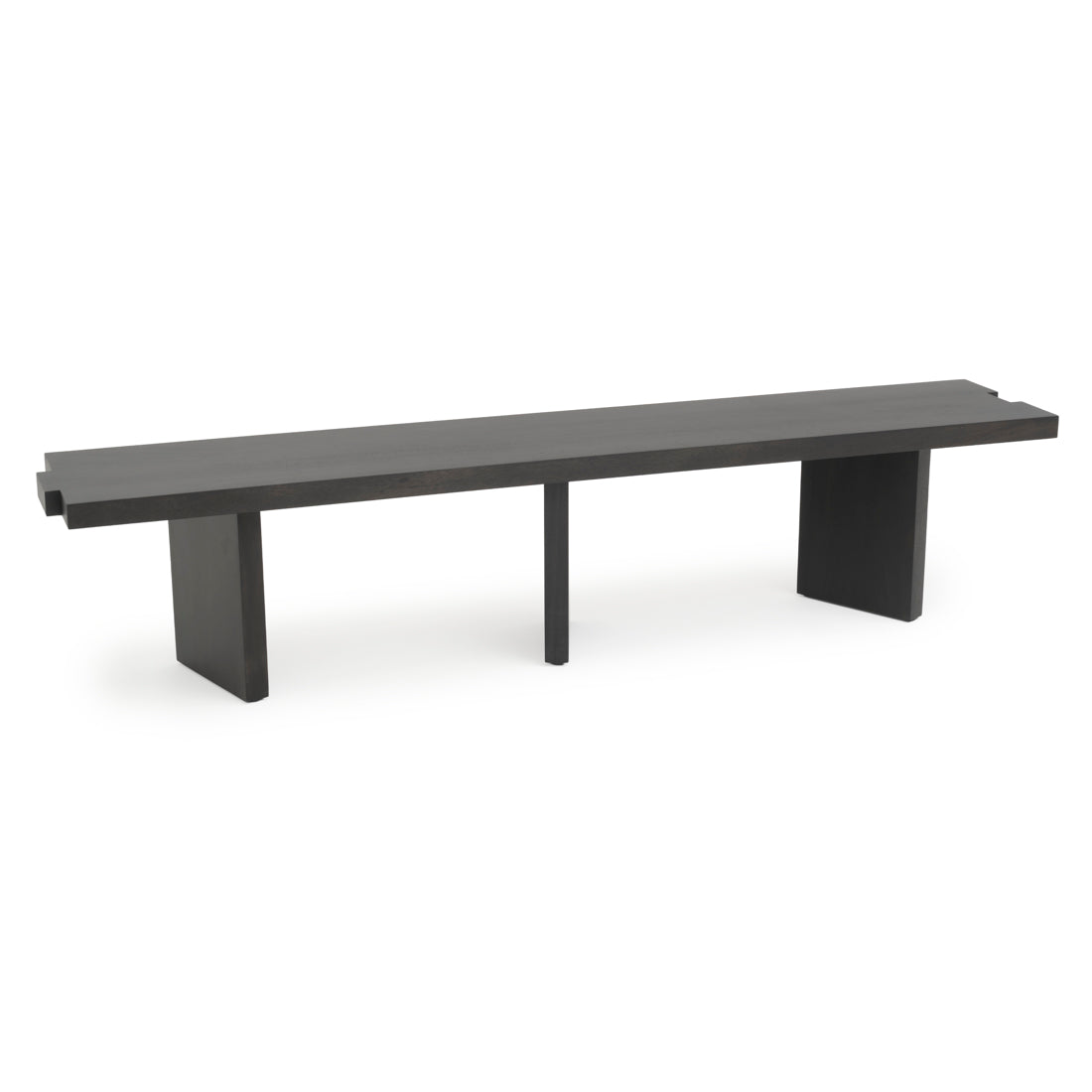 Shayla Wood Bench Black