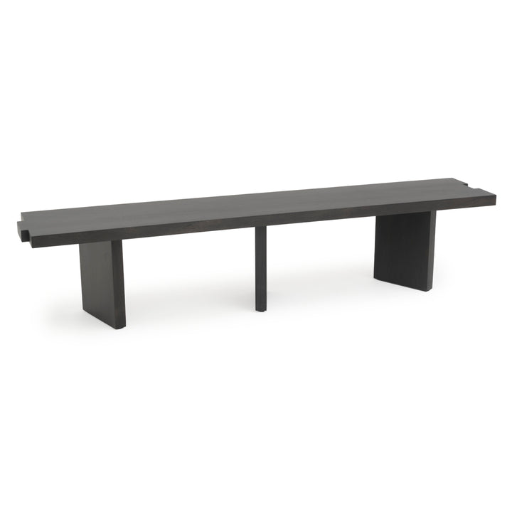 Shayla Wood Bench Black