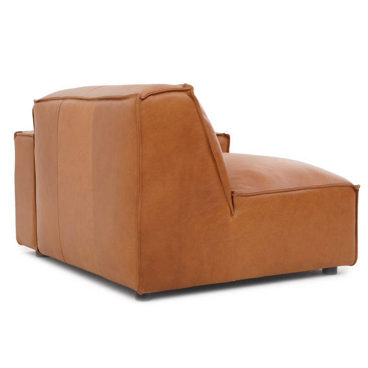 Nook Modular Right Chair Cognac