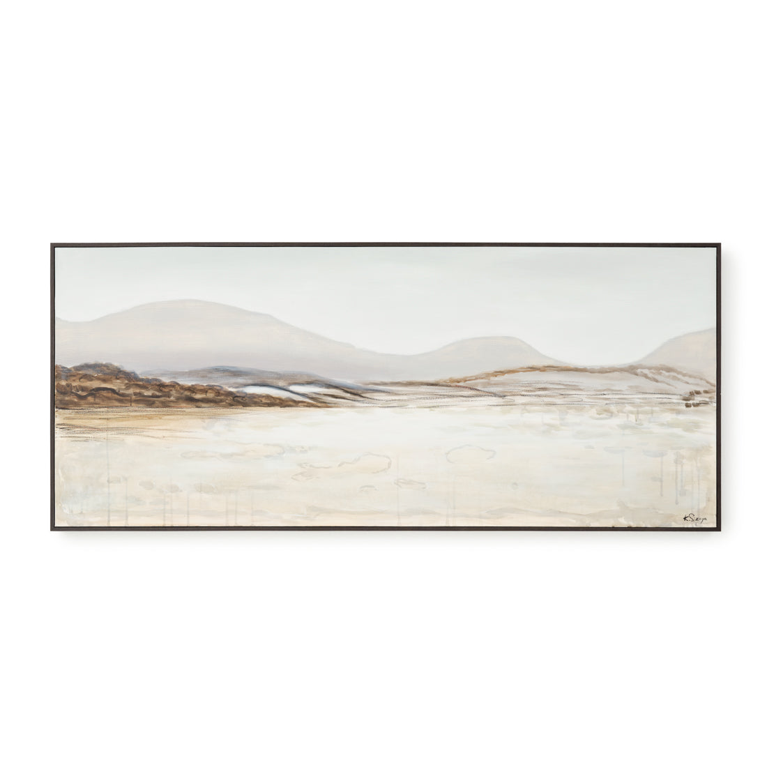 Nacampania Painting on Canvas Taupe
