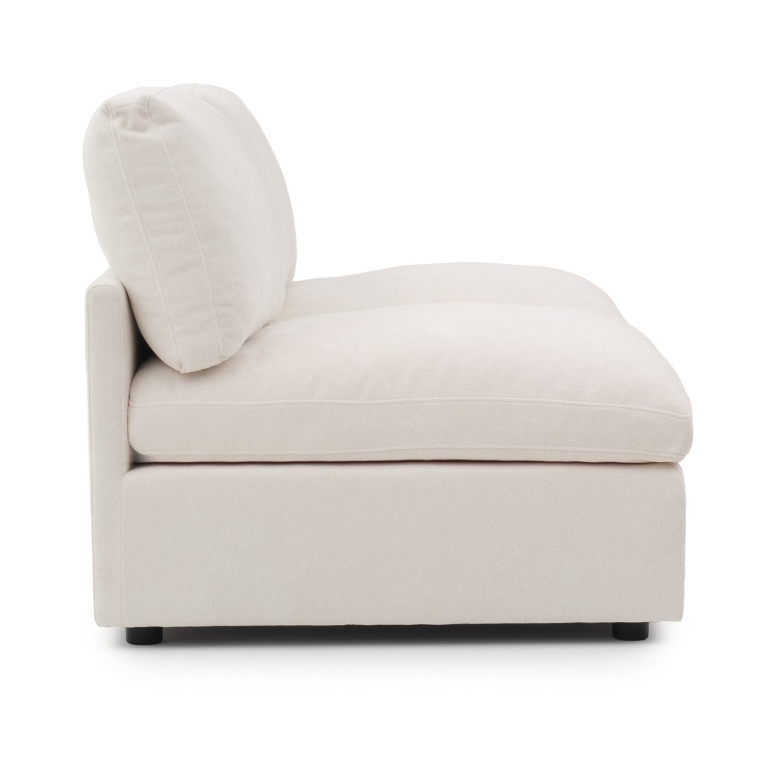 Emiliana Modular Armless Loveseat Beige