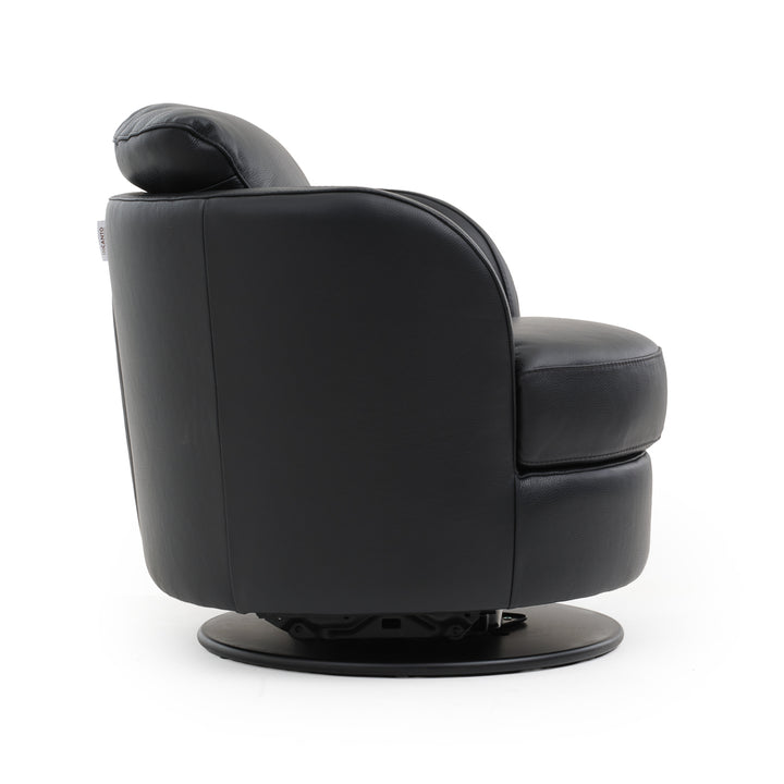 Wedia Swivel Accent Chair Black