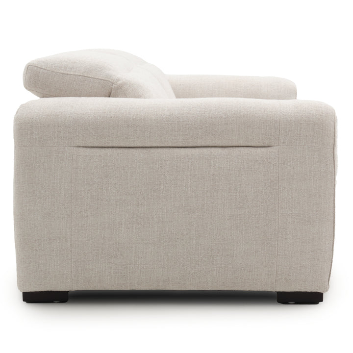 Niguel Fabric Reclining Sofa Beige