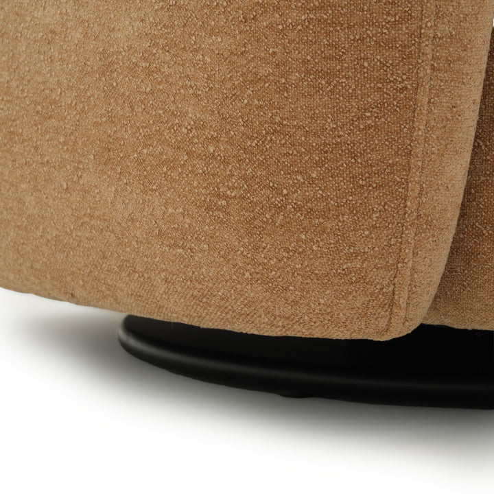 Nymeria Swivel Accent Chair Light Brown