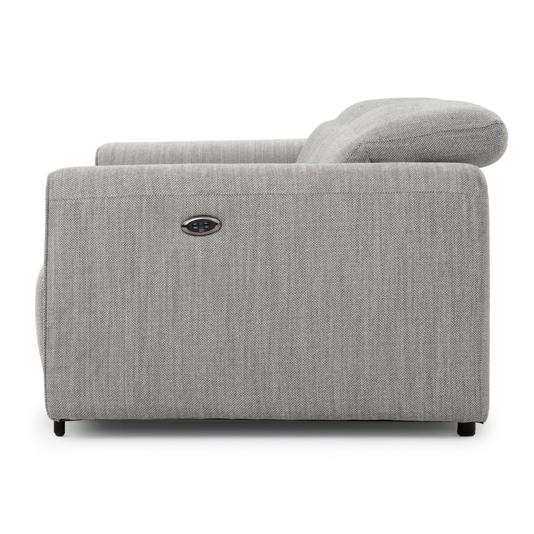 Wilnoir Fabric Reclining Sofa Light Grey
