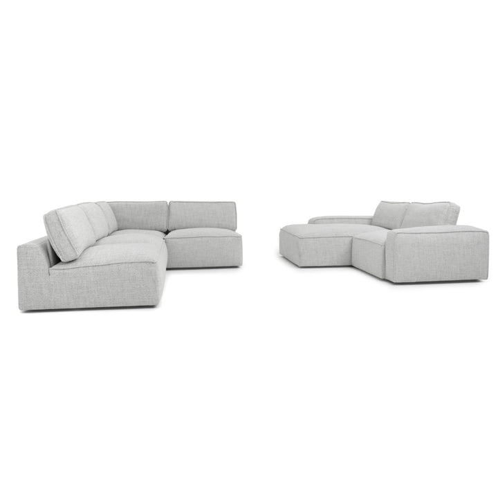 Nash Fabric Modular Set Light Grey