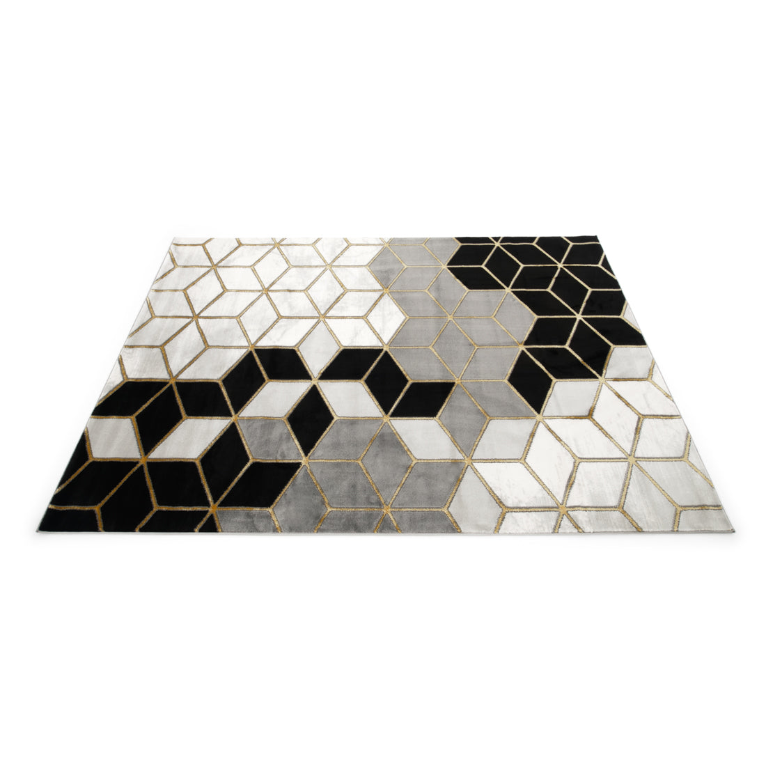 Emente Area Rug Black & White