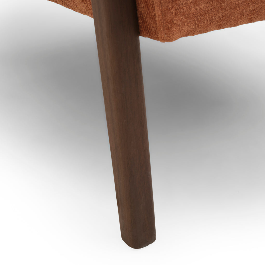 Norina Fabric Accent Chair Orange