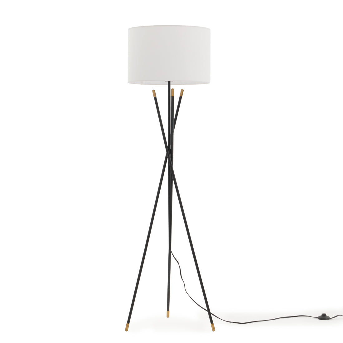 Walsha Floor Lamp Black