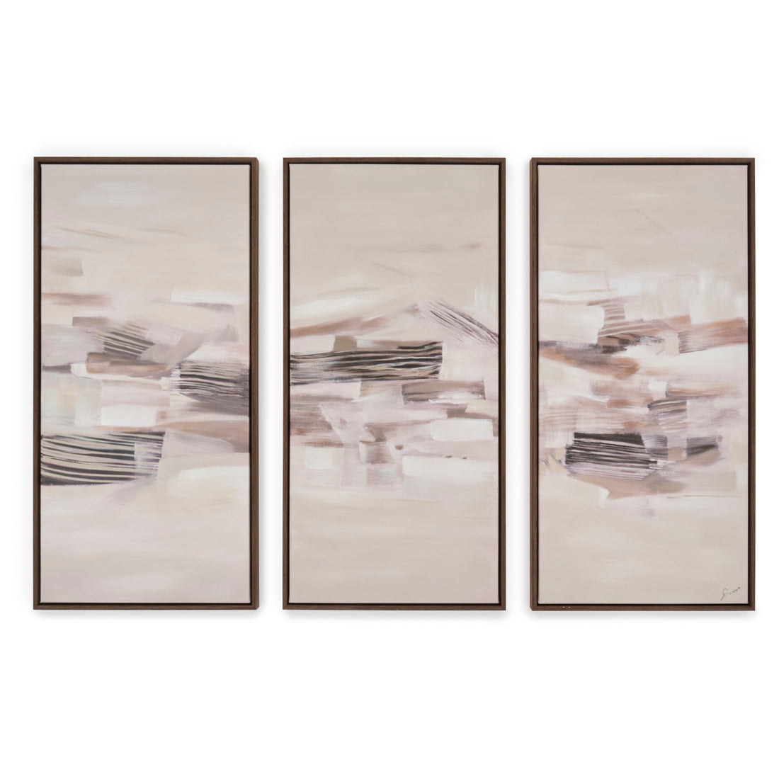 Nux Painting on Canvas Light Brown