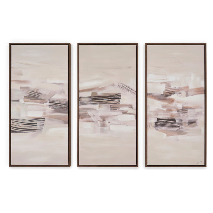Nux Painting on Canvas Light Brown