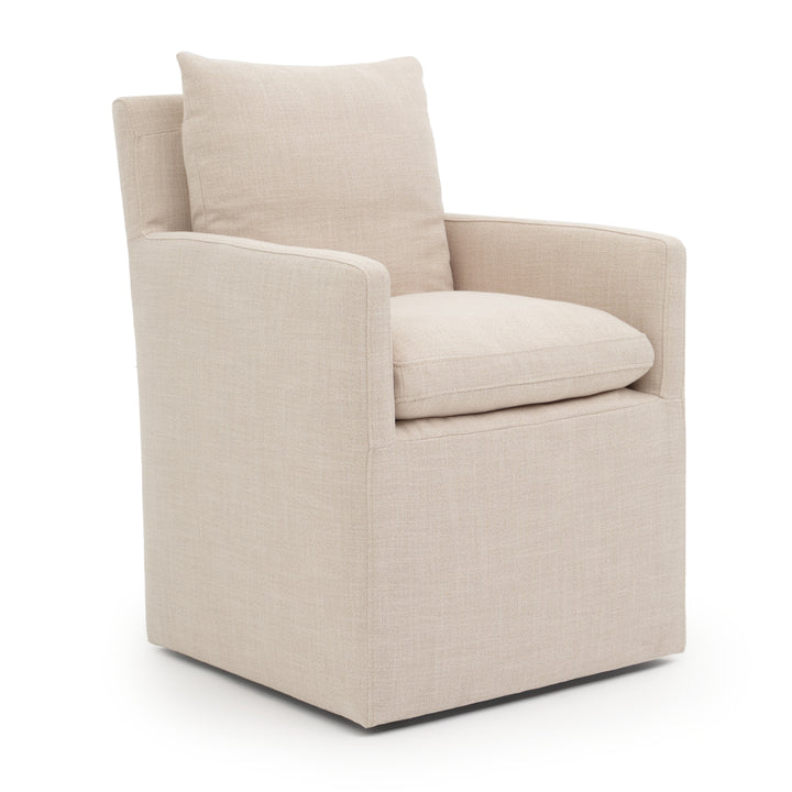 Nenli Fabric Armchair Beige