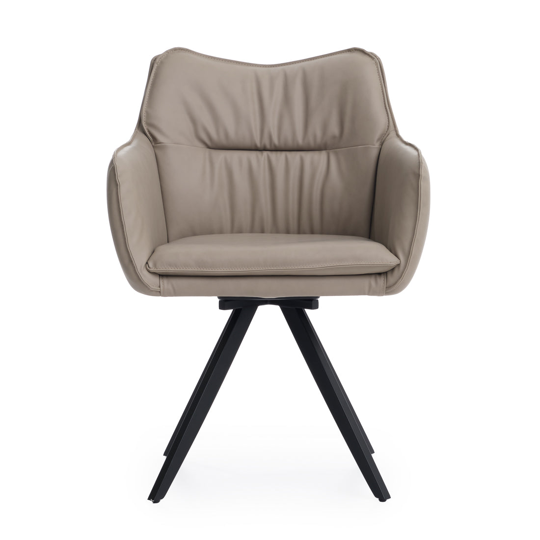Nahara Swivel Armchair Taupe