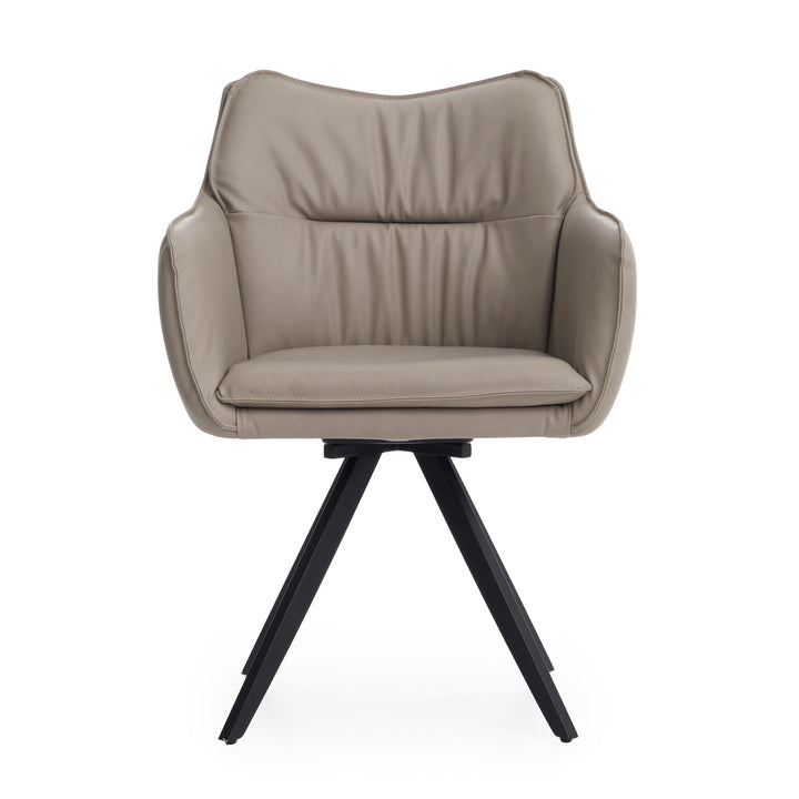 Nahara Swivel Armchair Taupe