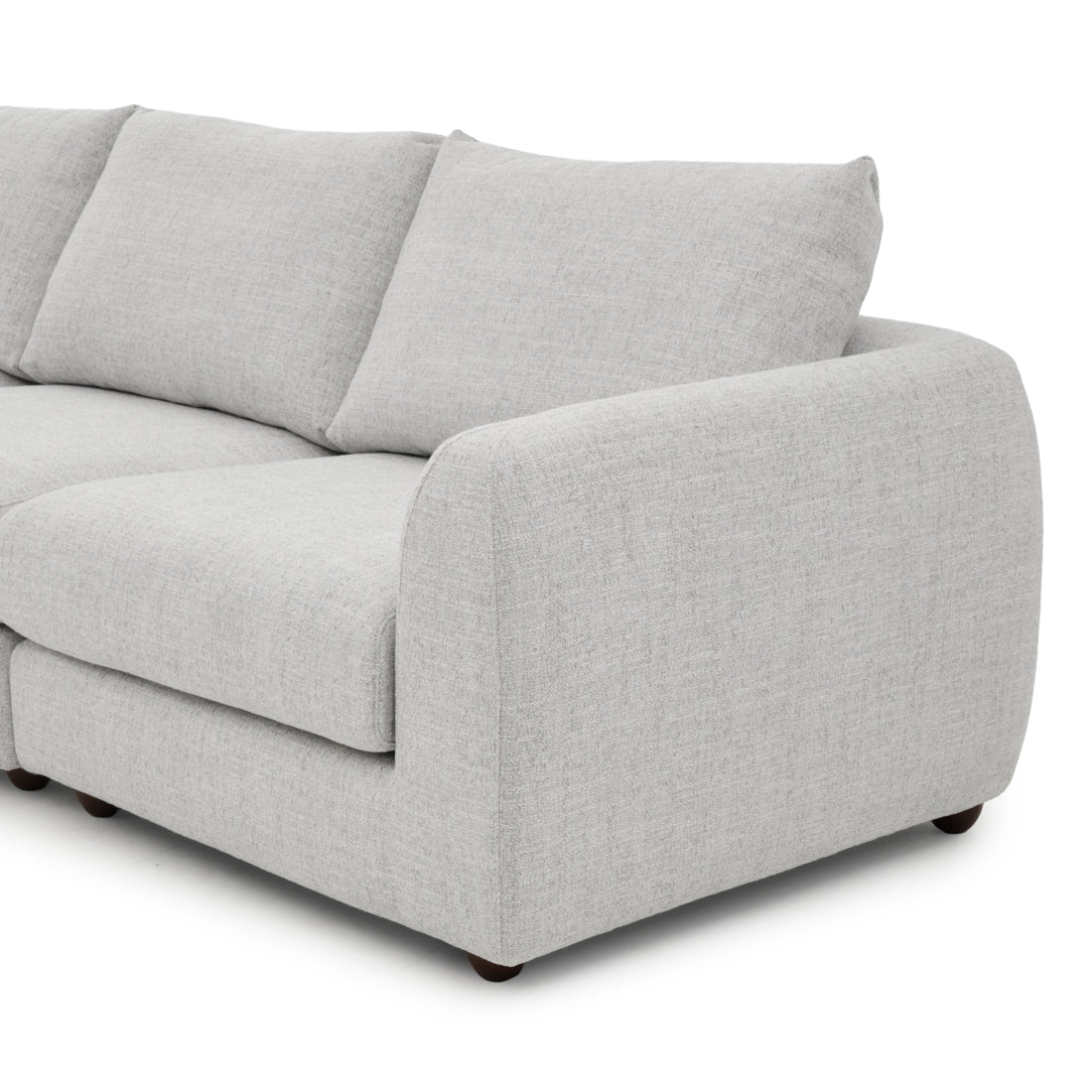 Nadal Fabric Modular Sofa Light Grey