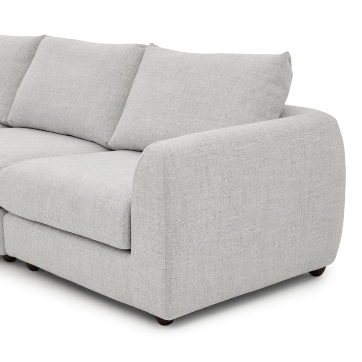 Nadal Fabric Modular Sofa Light Grey