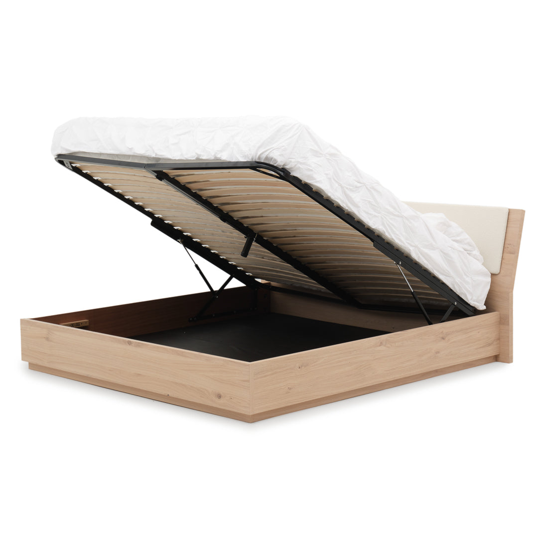 Elaina Queen Bed Light Brown