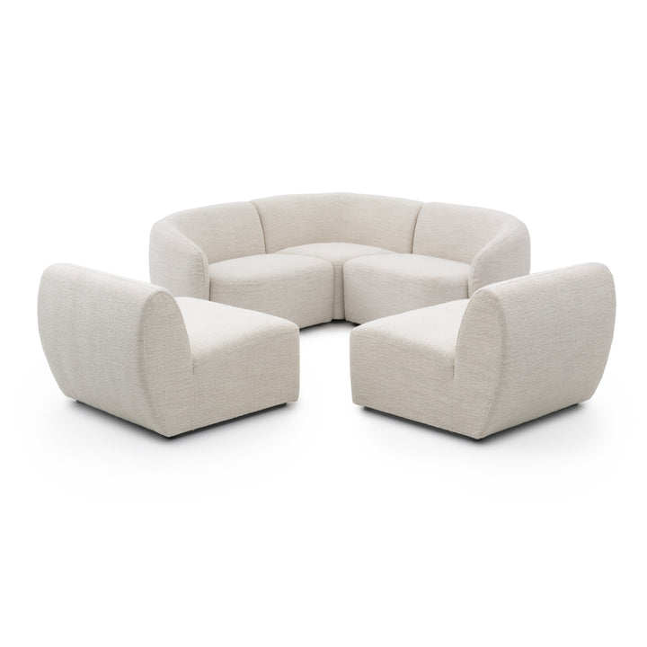 Sorena Fabric Modular Set Off White