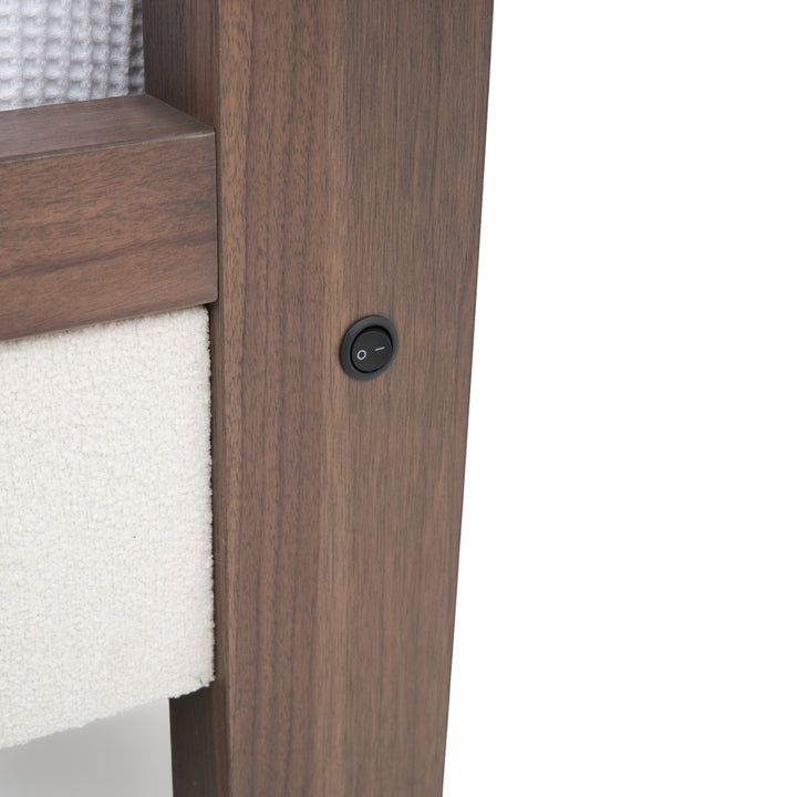 Nathaniel Queen Bed Dark Brown