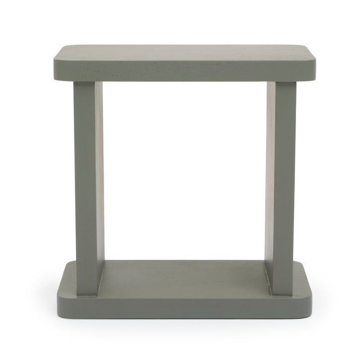 Siya Wood Accent Table Dark Green