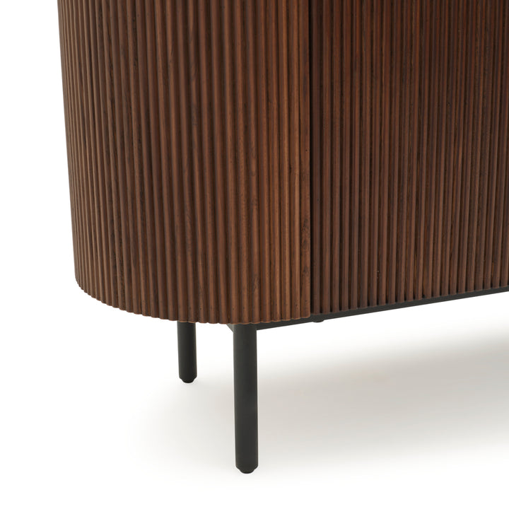 Esmeralda Wood Sideboard Dark Brown