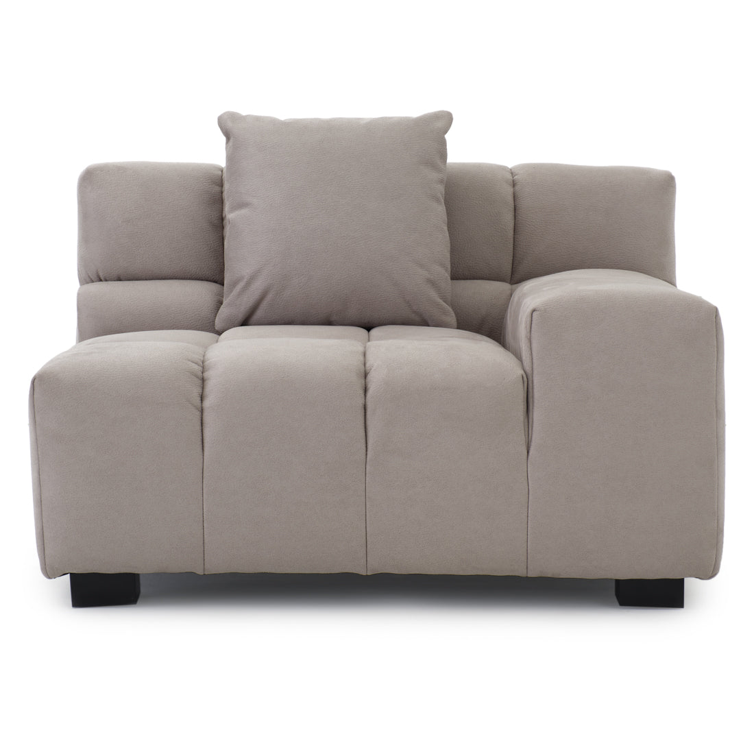 Norika Modular Right Chair Light Grey