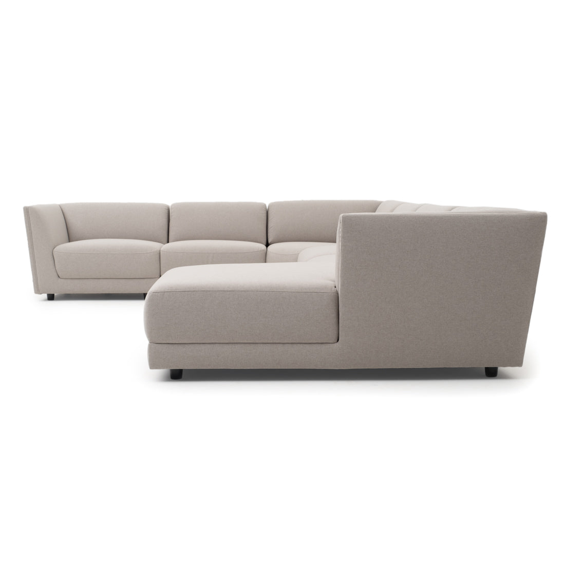 Nathan Fabric Modular Set Light Grey
