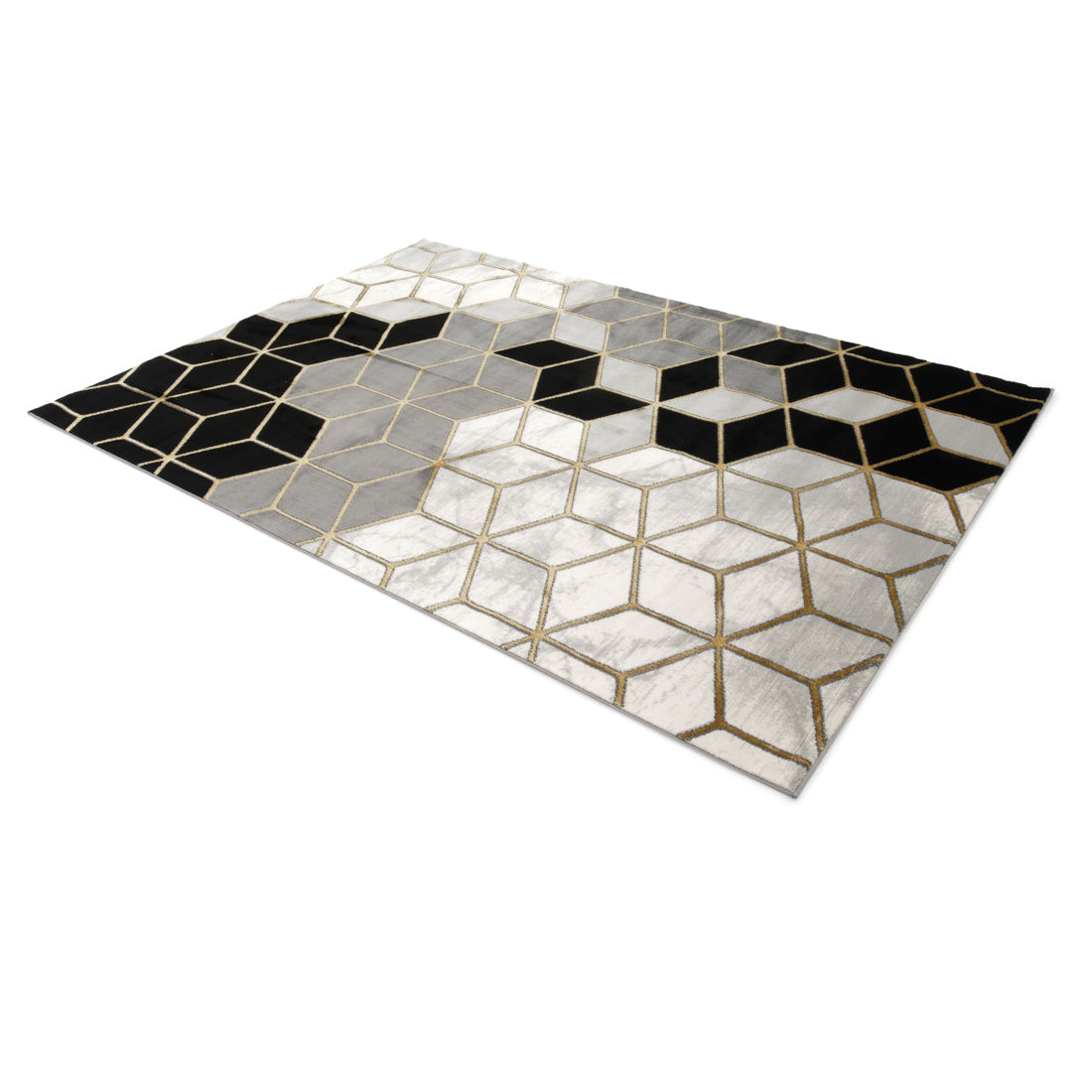 Emente Area Rug Black & White
