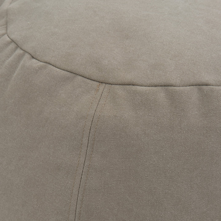 Eloka Bean Bag with Ottoman Beige