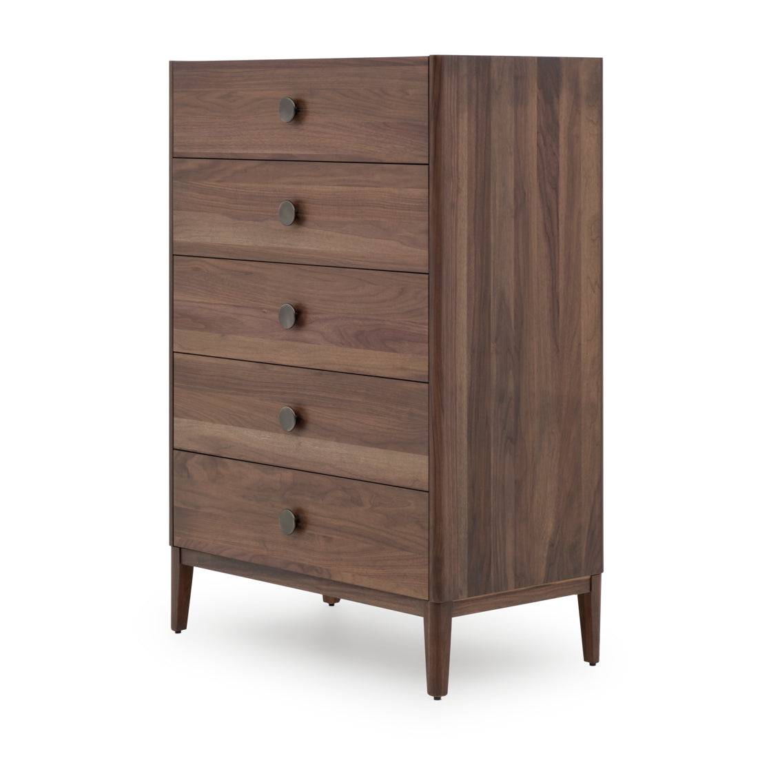 Nathaniel 5-Drawer Chest Dark Brown